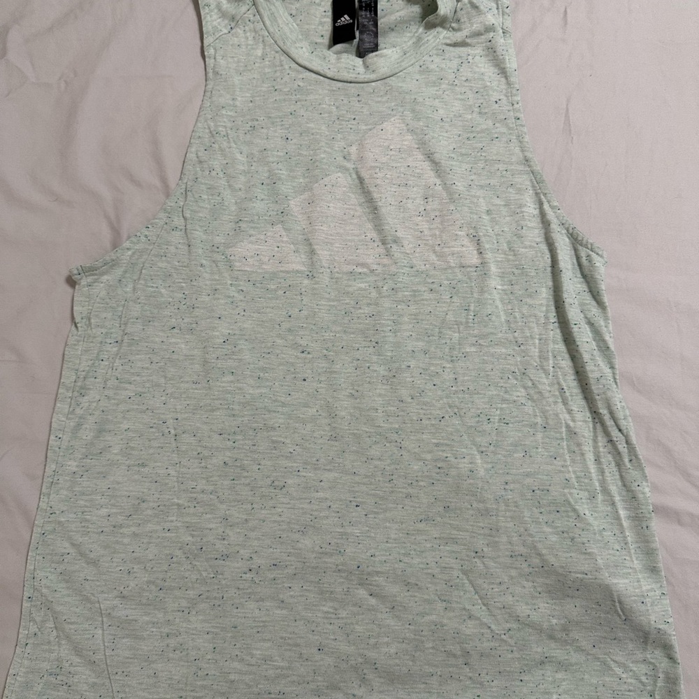 Light green Adidas workout tank in size Large